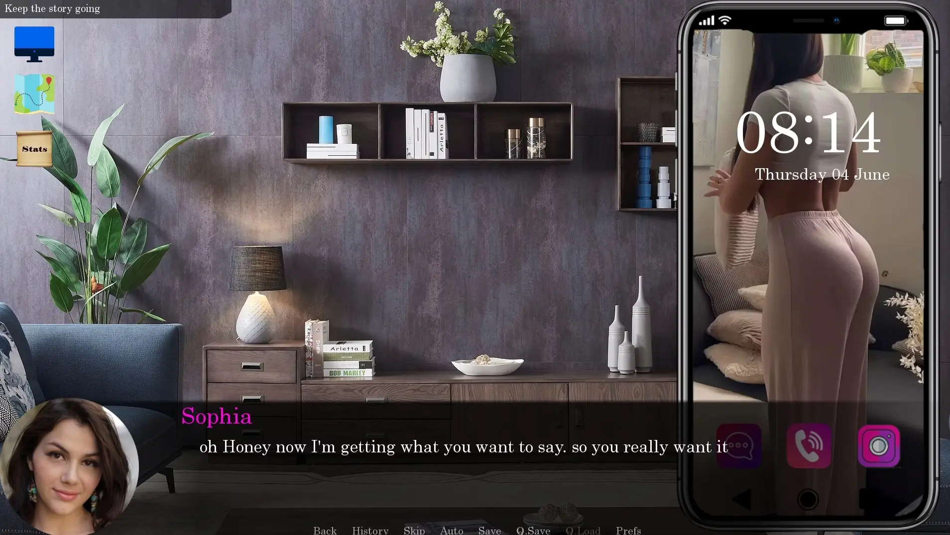 Fading Promises gameplay screenshot 3 (Ren'Py adult game) by DevILL_47 – free download