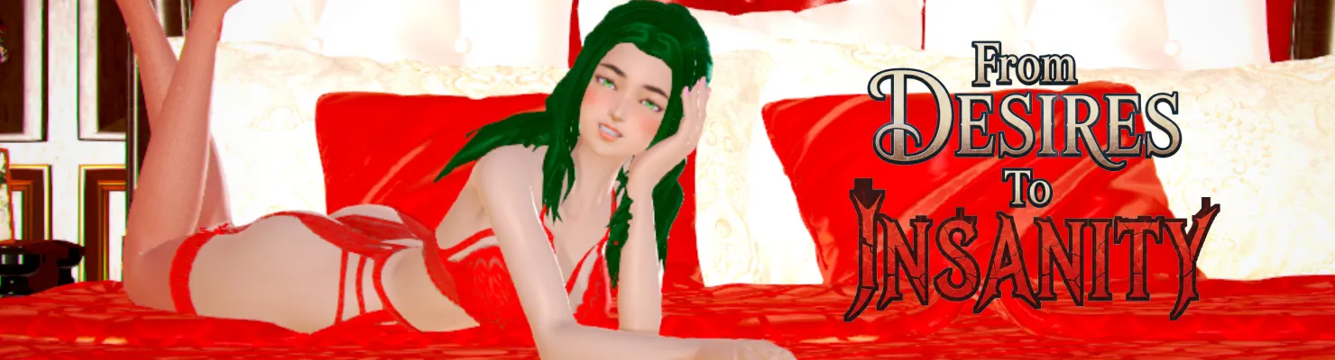 From Desires to Insanity cover 0.1 – Ren'Py adult game by Senor.K free download