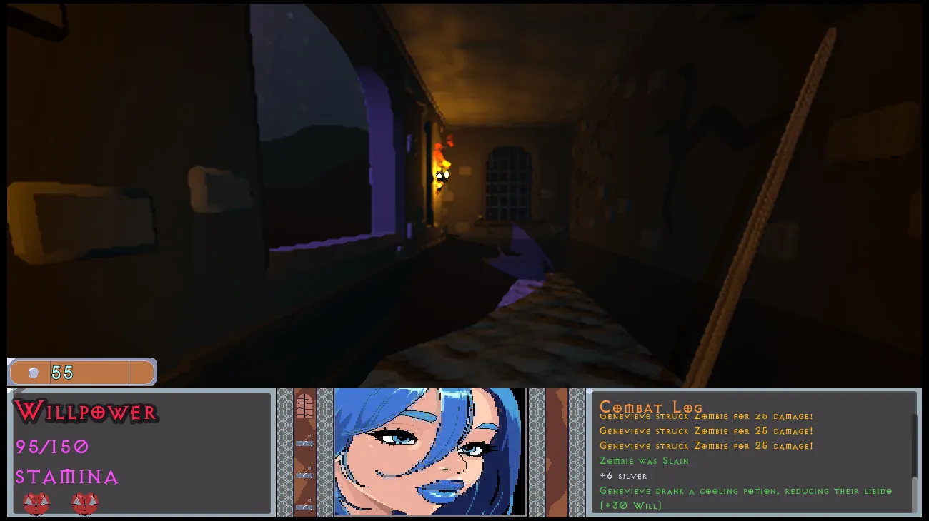Chainmail Bikini Squadron gameplay screenshot 2 (Godot adult game) by McRibbed_For_Her_Pleasure – free download