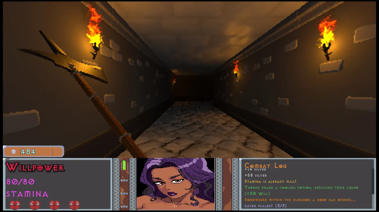 Chainmail Bikini Squadron gameplay screenshot 5 (Godot adult game) by McRibbed_For_Her_Pleasure – free download
