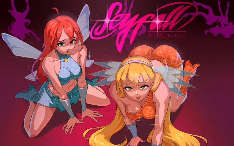 Feyfall cover 0.1.1 – Ren'Py adult game by Obsidian Rose free download