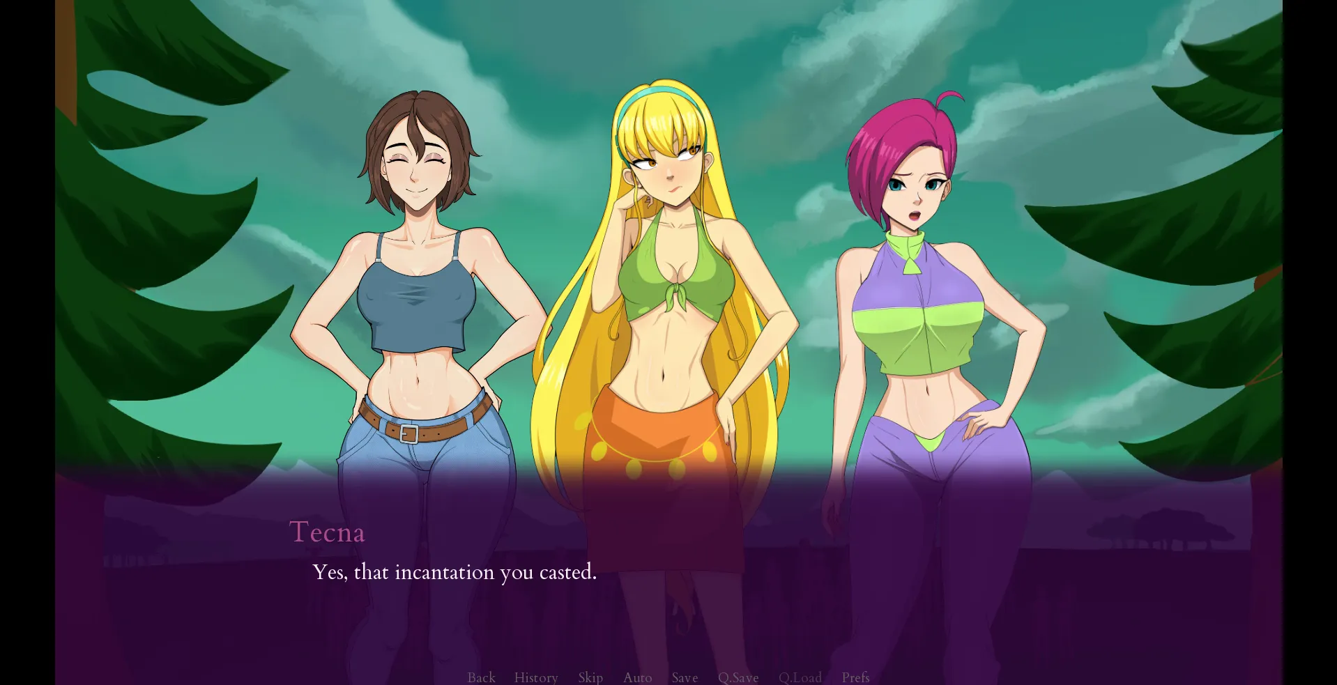 Feyfall gameplay screenshot 3 (Ren'Py adult game) by Obsidian Rose – free download