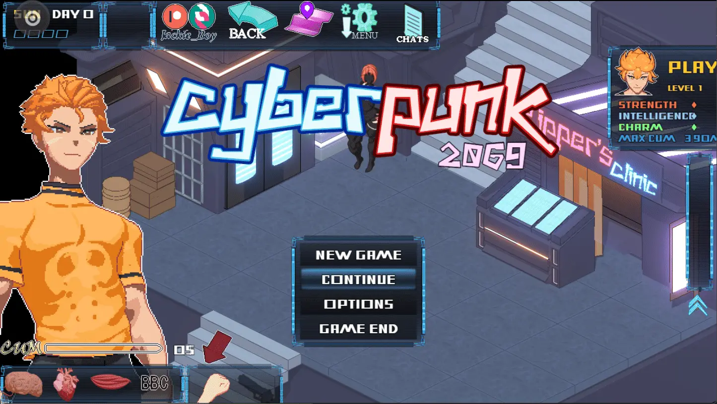 Cyberpunk 2069 cover 0.07 – RPGM adult game by Jackie Boy free download