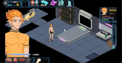 Cyberpunk 2069 gameplay screenshot 5 (RPGM adult game) by Jackie Boy – free download