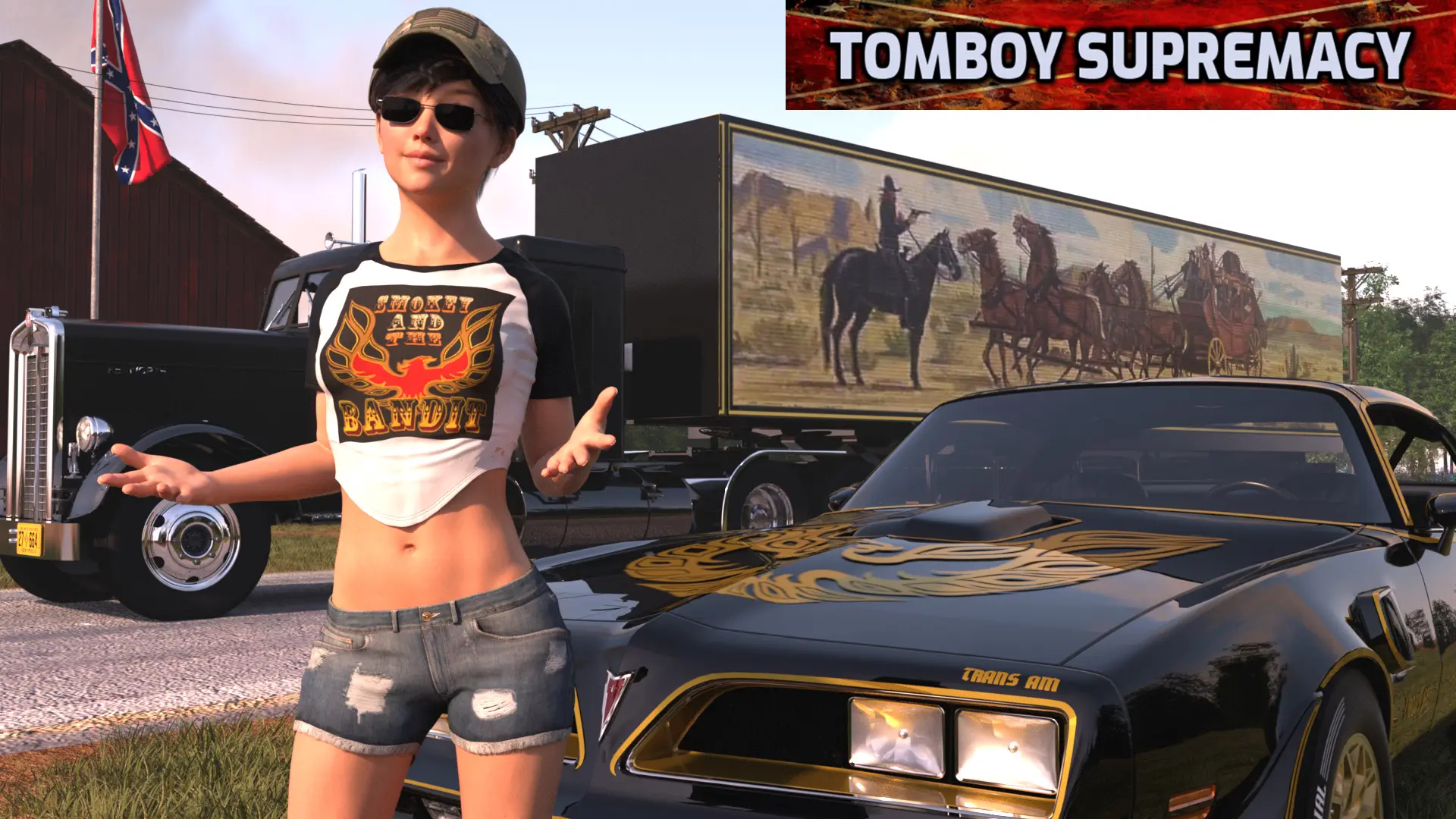 Tomboy Supremacy gameplay screenshot 3 (Ren'Py adult game) by Abere Lucifer – free download
