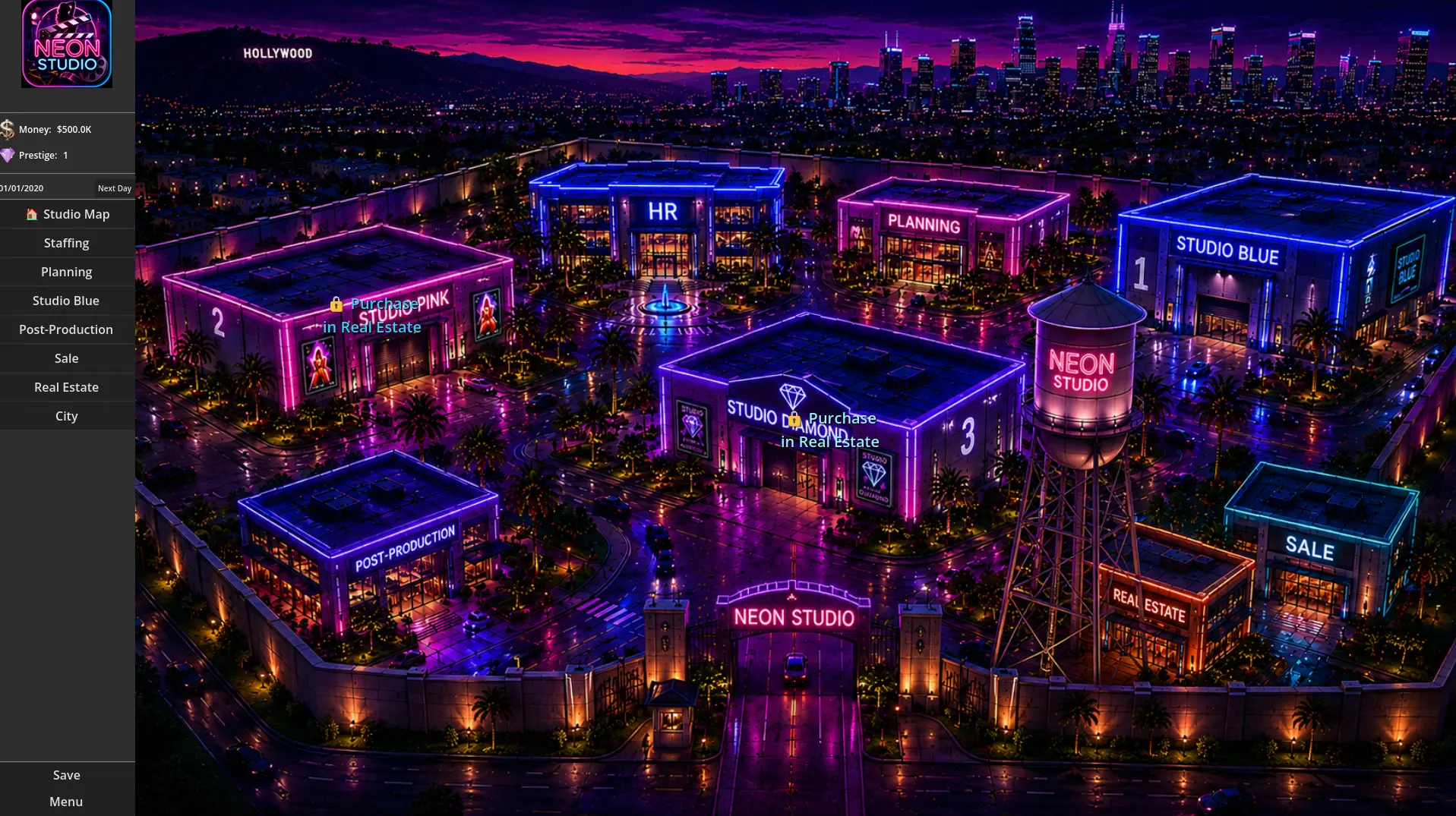 Neon Studio Tycoon gameplay screenshot 7 (Godot adult game) by Neon Studio – free download