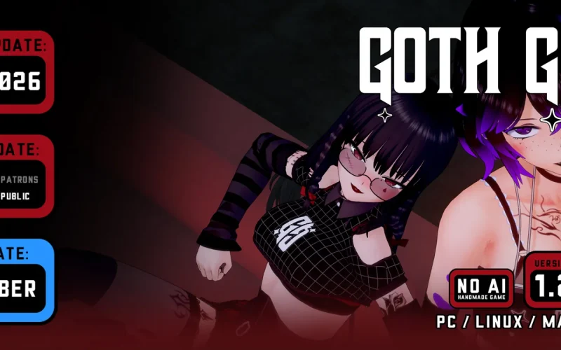 Goth Gasp cover 1.2.P2 – Ren'Py adult game by Frost Mist free download