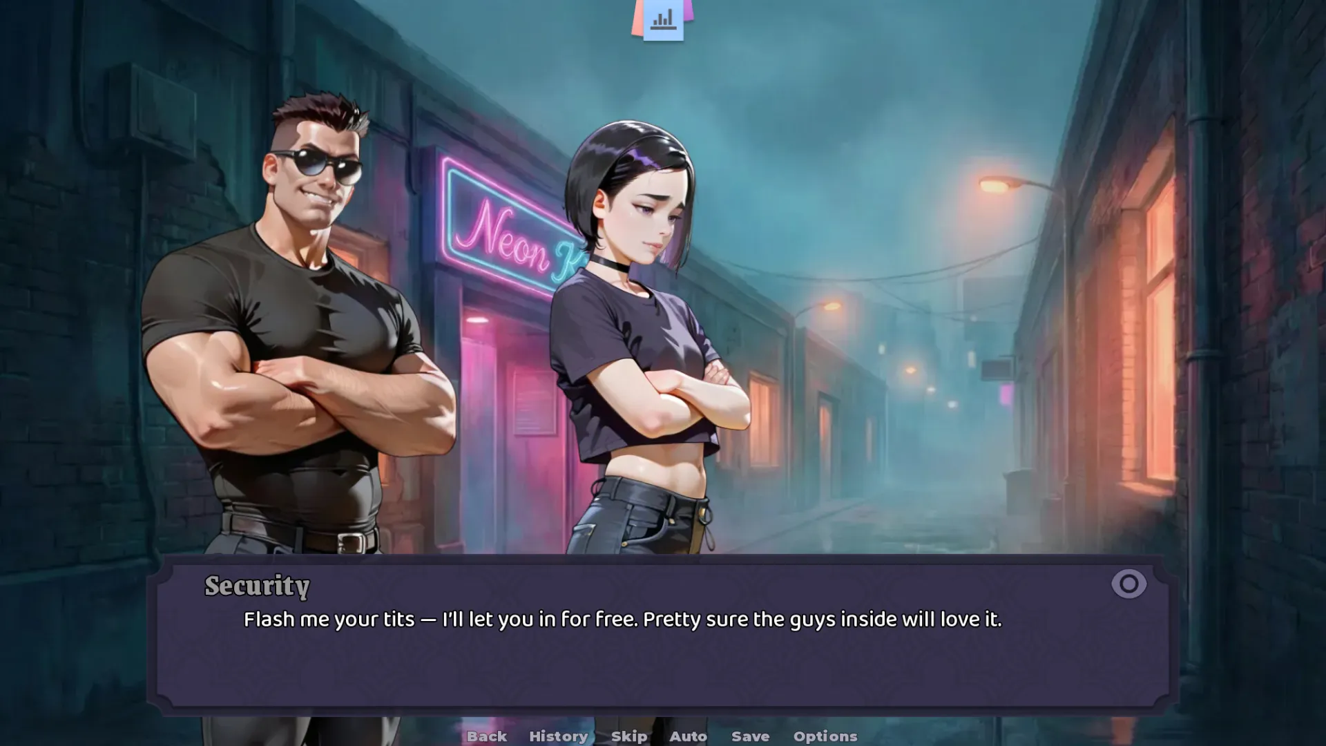 From Goth to Slut gameplay screenshot 4 (Ren'Py adult game) by Black Widow's Web – free download
