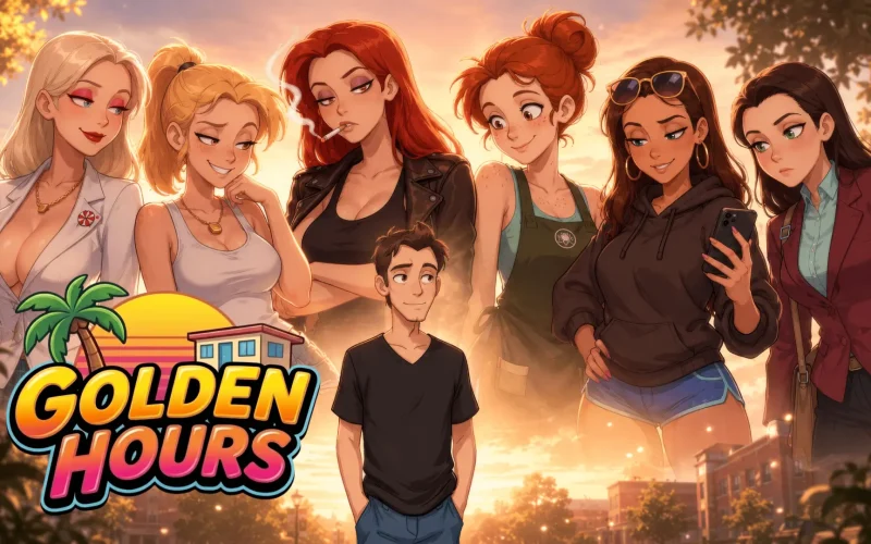 Golden Hours cover 0.5.4 Premium – Ren'Py adult game by Deviant Dreams free download