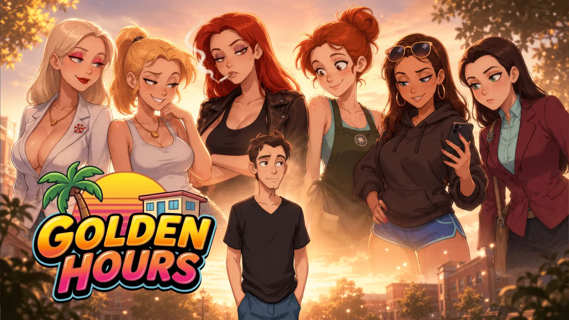Golden Hours cover 0.5.4 Premium – Ren'Py adult game by Deviant Dreams free download