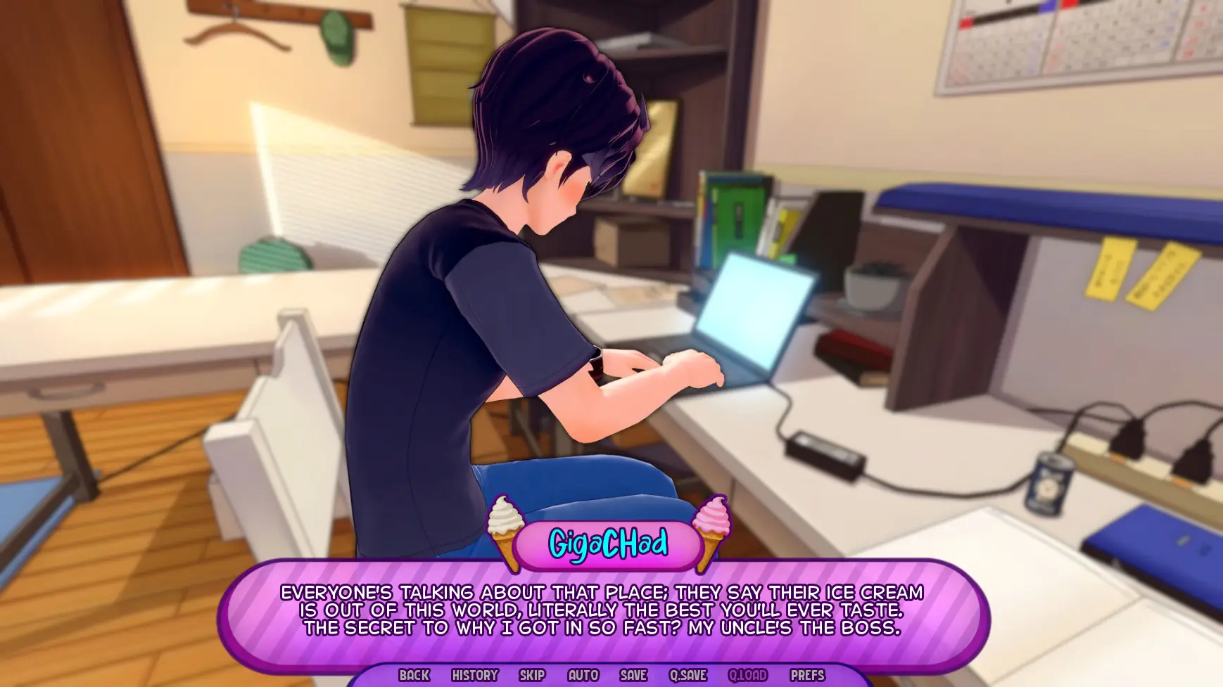 Milkmilfs Icecream gameplay screenshot 4 (Ren'Py adult game) by GlowuruGames – free download