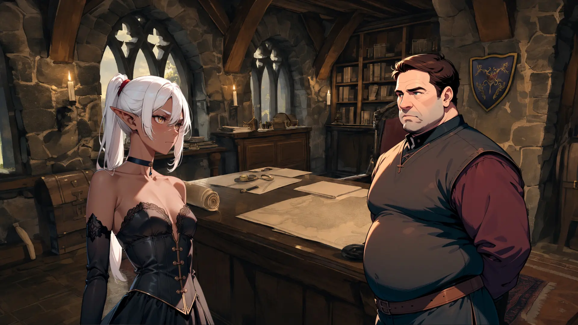 Ash and Velvet gameplay screenshot 4 (Ren'Py adult game) by Rookletter – free download