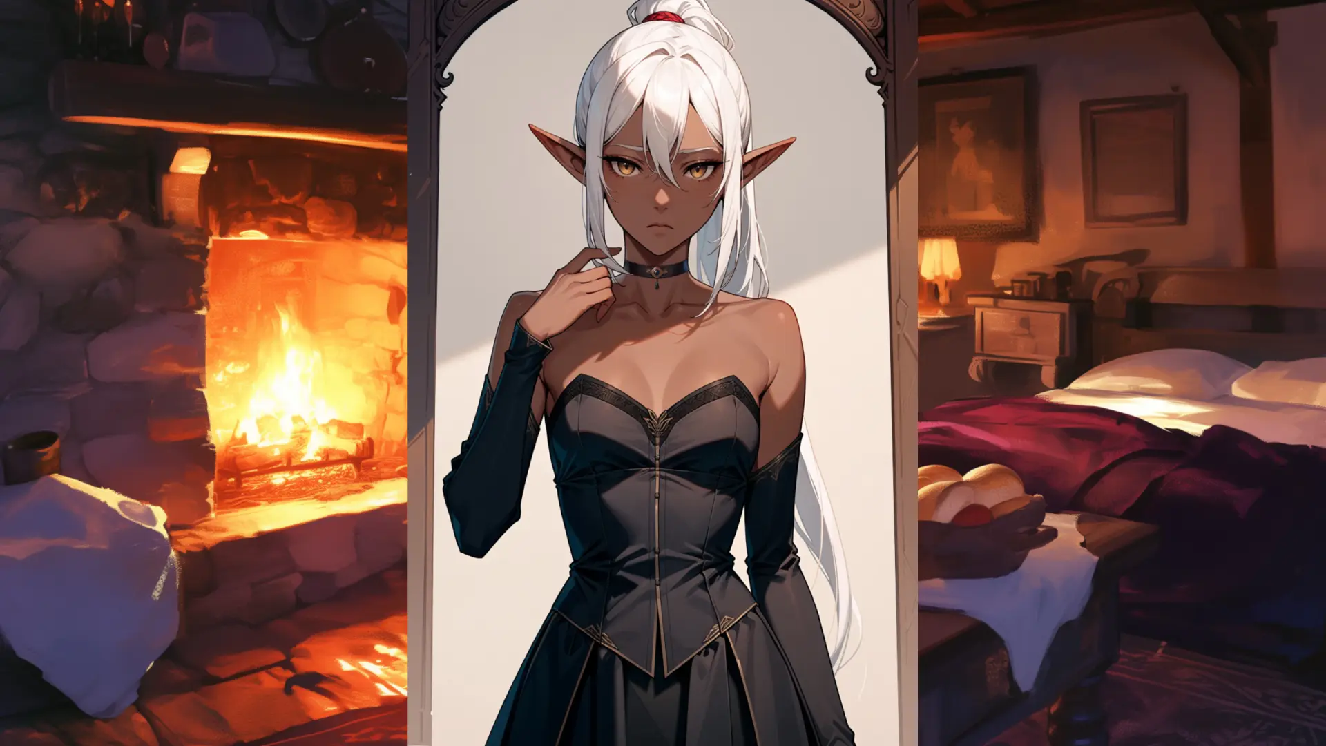 Ash and Velvet gameplay screenshot 7 (Ren'Py adult game) by Rookletter – free download