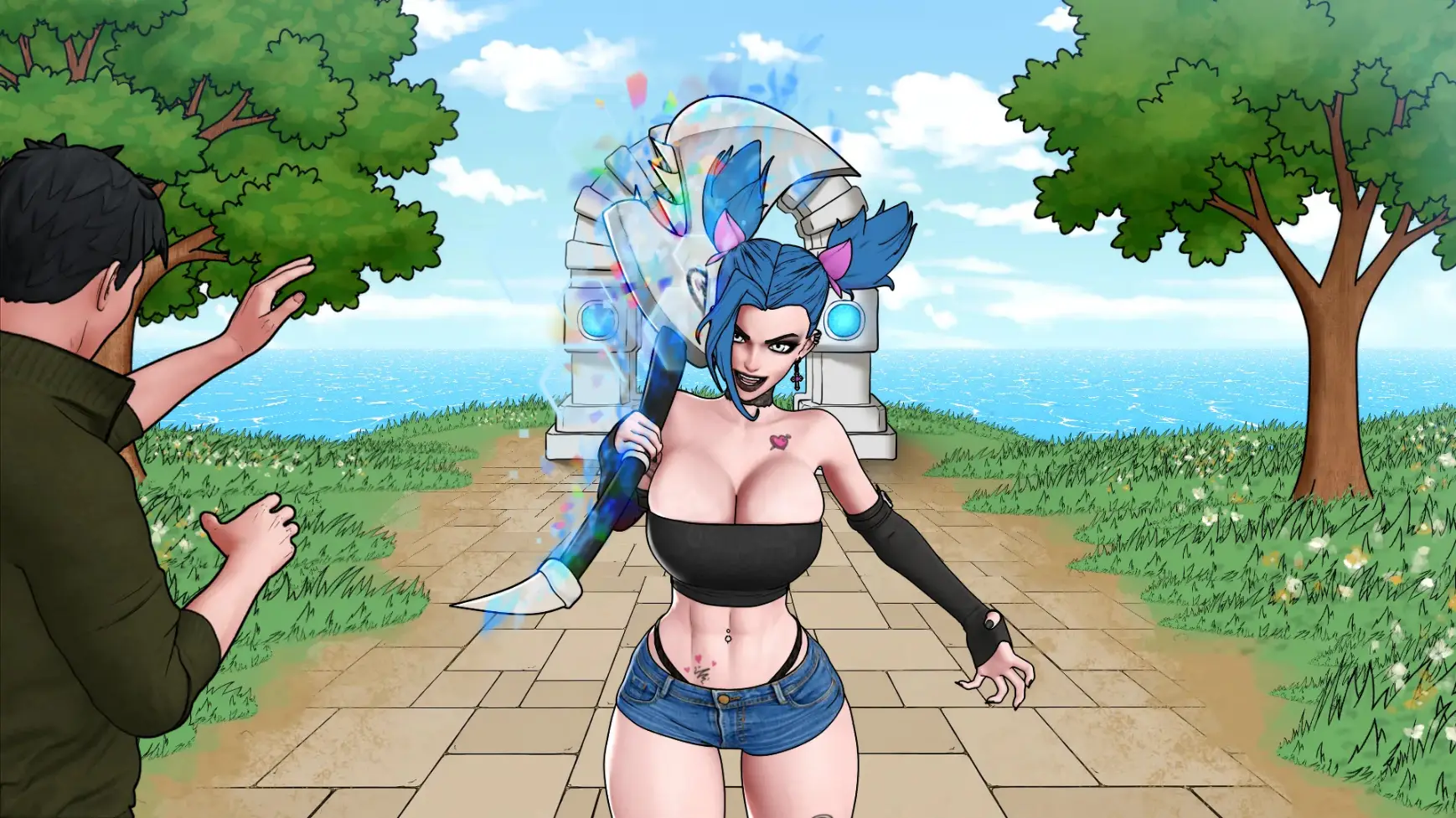 Ero Initium! gameplay screenshot 16 (Ren'Py adult game) by ERONIVERSE – free download
