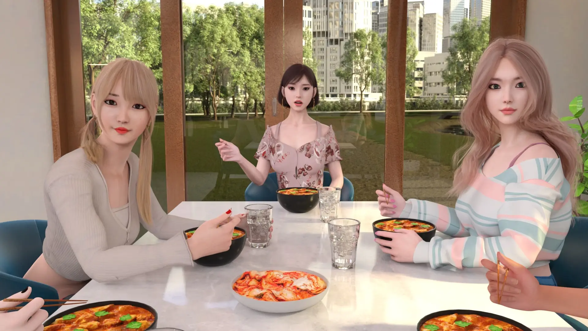 Guest House gameplay screenshot 2 (Ren'Py adult game) by Soft Whisper Games – free download