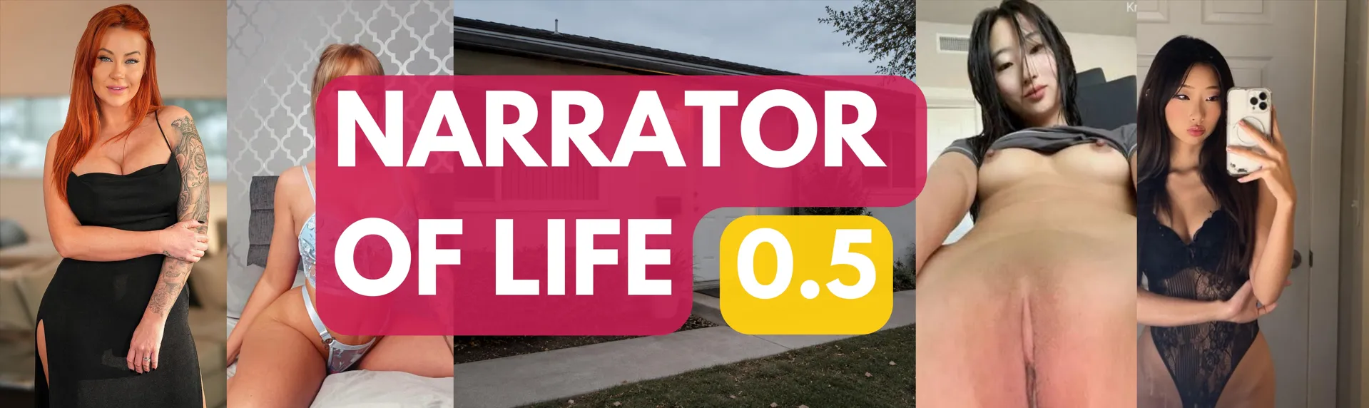 Narrator of Life cover 0.6 – HTML adult game by ChromaK free download