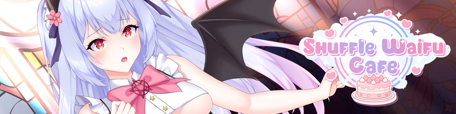 Shuffle Waifu Cafe cover 0.1 Public – Unity adult game by Cute Anime Girls free download