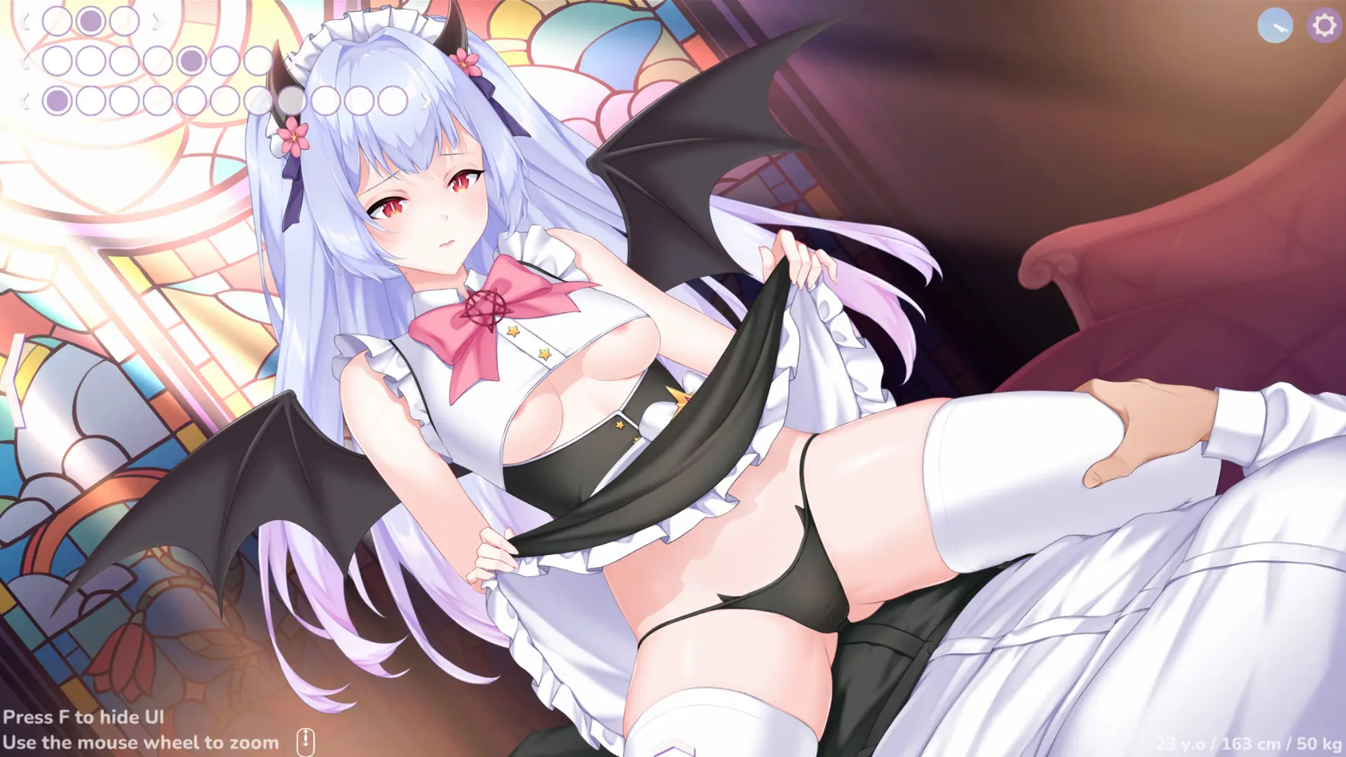 Shuffle Waifu Cafe gameplay screenshot 1 (Unity adult game) by Cute Anime Girls – free download