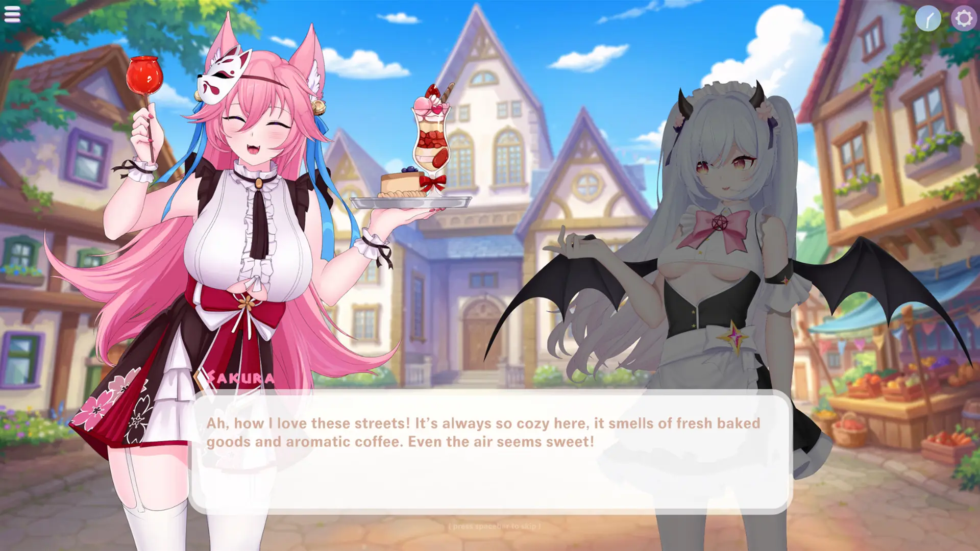 Shuffle Waifu Cafe gameplay screenshot 3 (Unity adult game) by Cute Anime Girls – free download