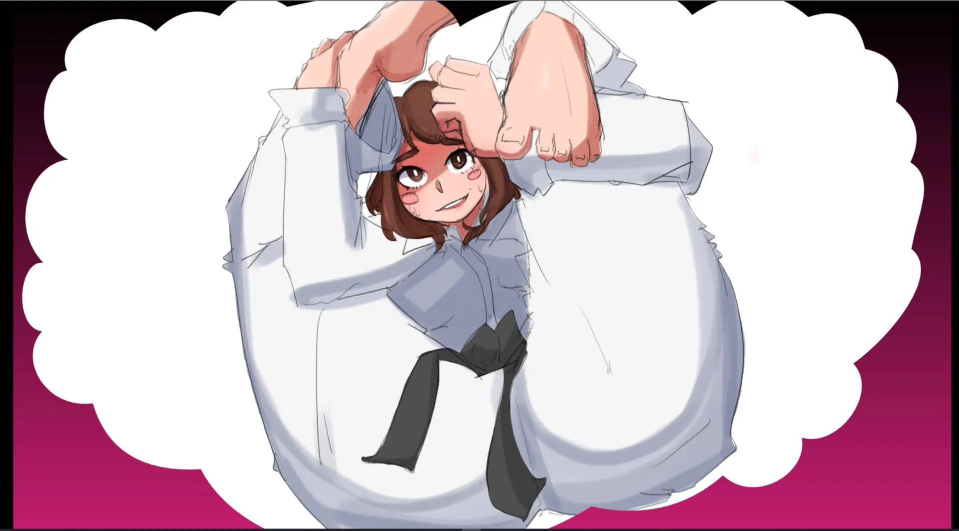 My Strange Internships gameplay screenshot 1 (Ren'Py adult game) by Ugly Bastard Entertainment – free download