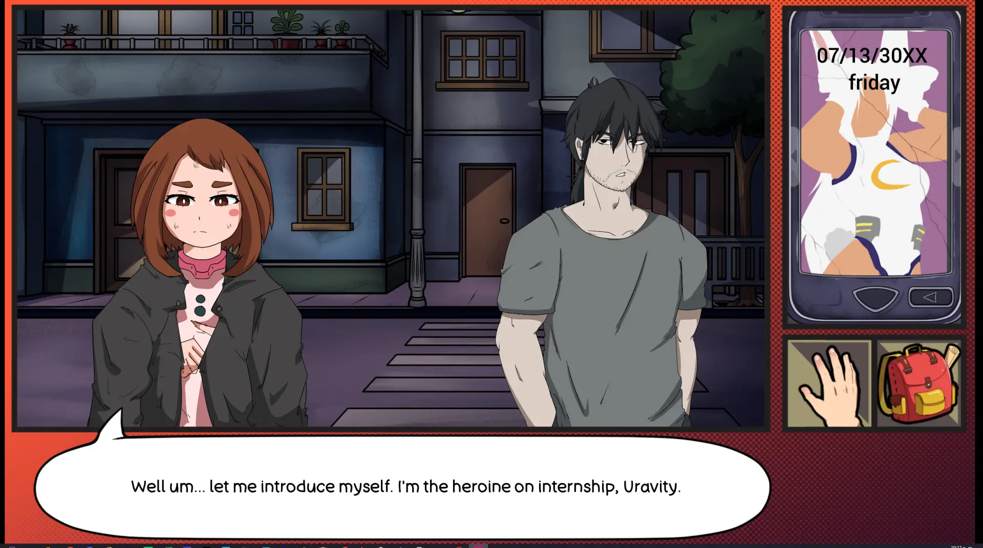 My Strange Internships gameplay screenshot 4 (Ren'Py adult game) by Ugly Bastard Entertainment – free download