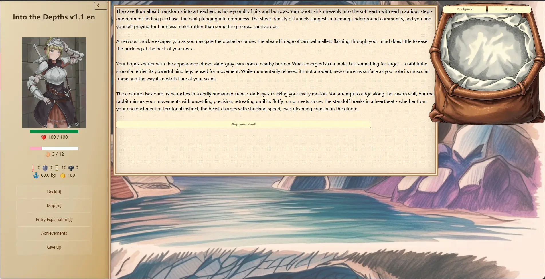 Into the Depths gameplay screenshot 3 (Others adult game) by The Second Archive – free download