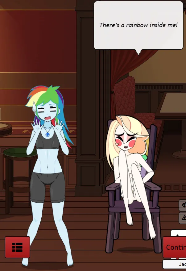 Strip Poker Night at the Inventory gameplay screenshot 1 (Others adult game) by Joseph Kantel (Orig) – free download