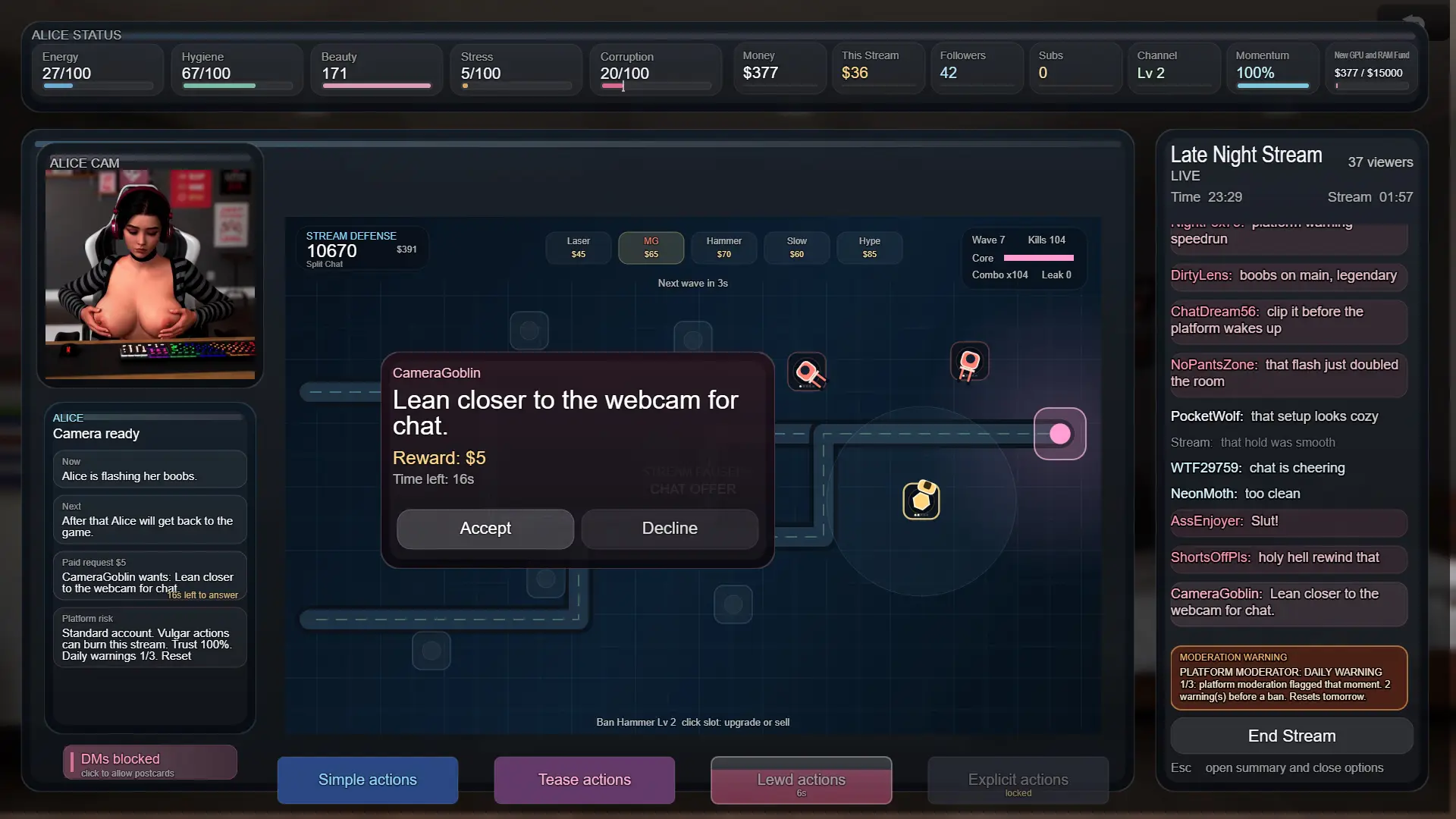 RAMMED gameplay screenshot 7 (Ren'Py adult game) by Studio.EXXXE – free download