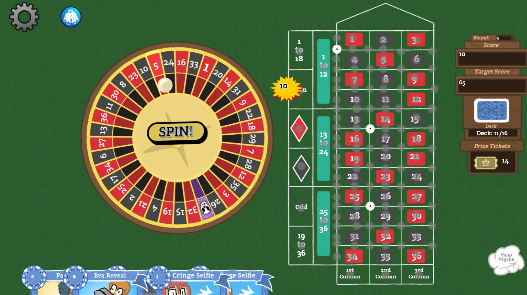 Backshot Roulette gameplay screenshot 2 (Others adult game) by Radpeel – free download