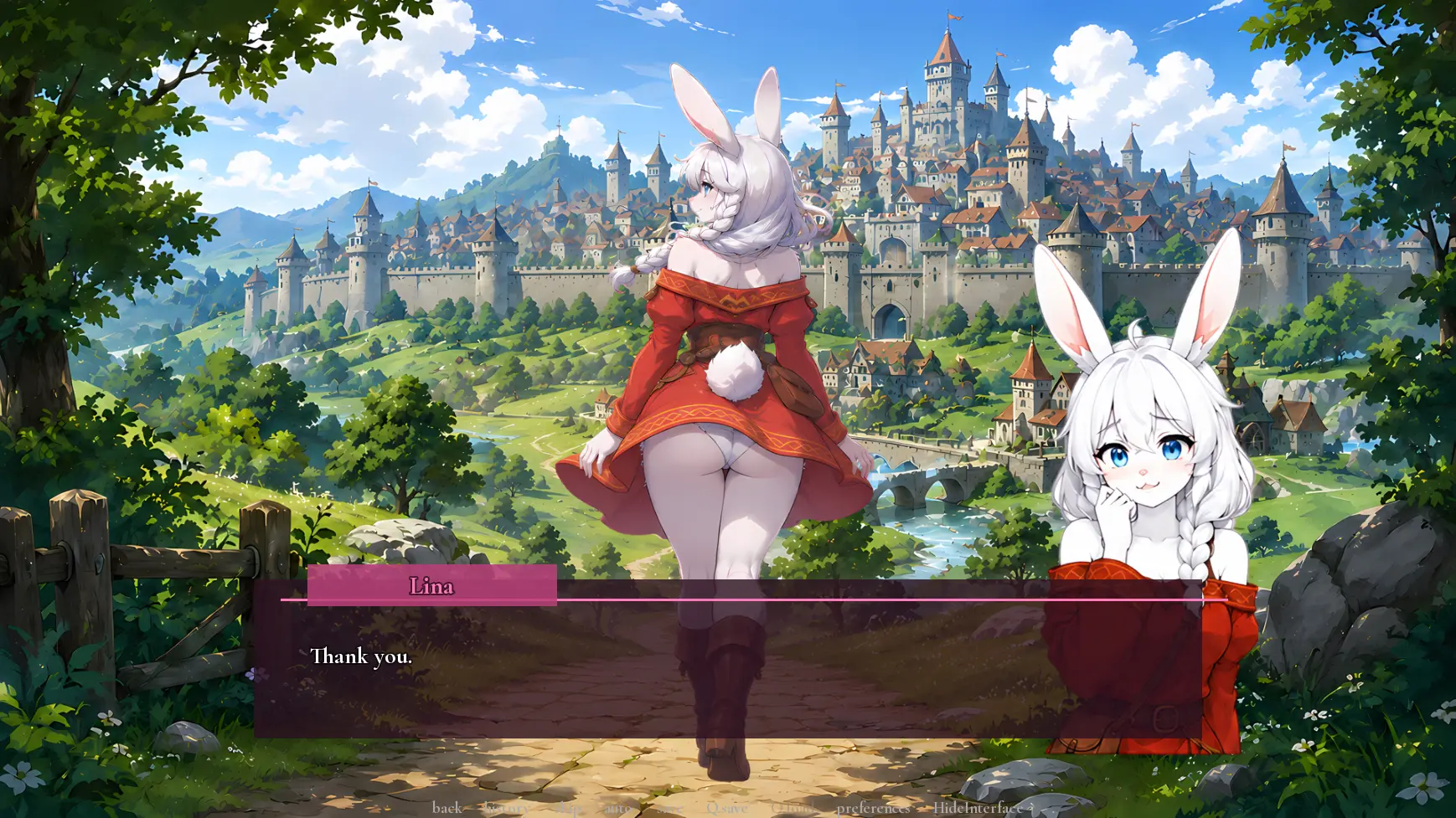 A Fluffy Tale gameplay screenshot 6 (Ren'Py adult game) by PinkiePie7 – free download
