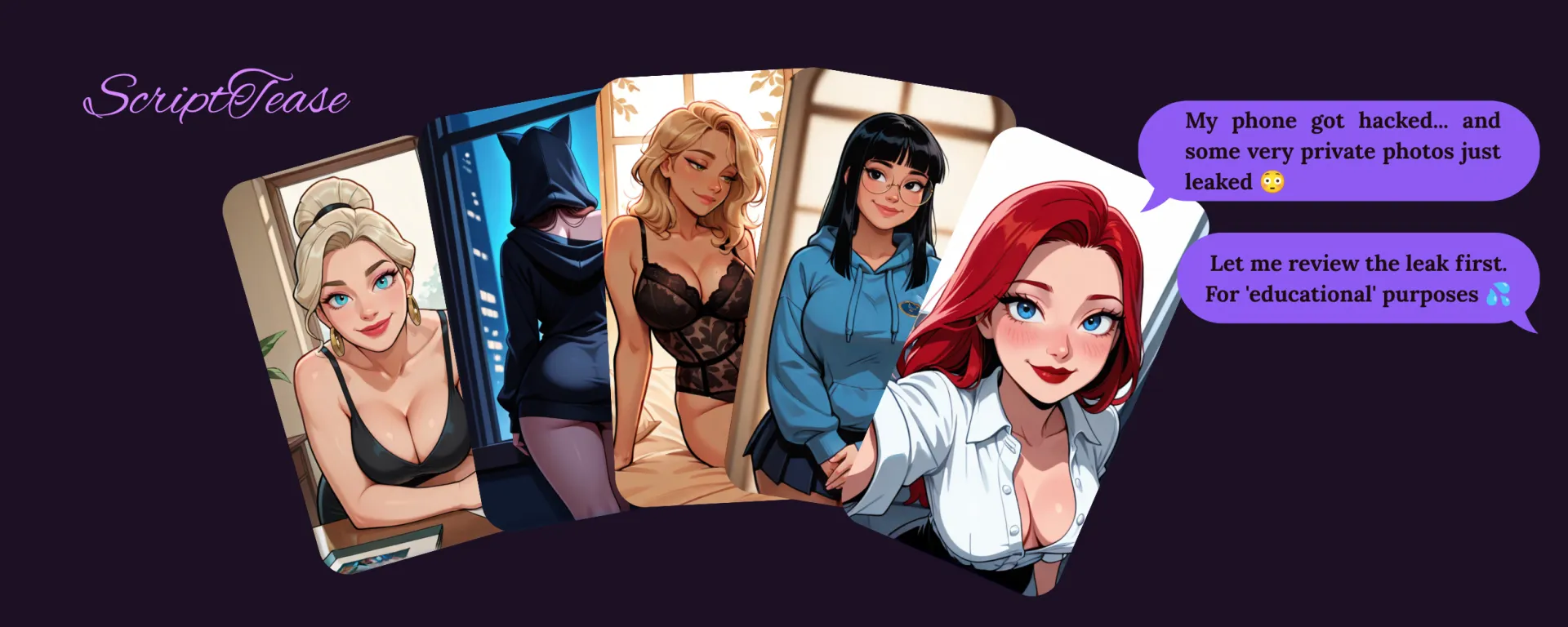 ScriptTease gameplay screenshot 6 (Godot adult game) by S-Tease Studio – free download
