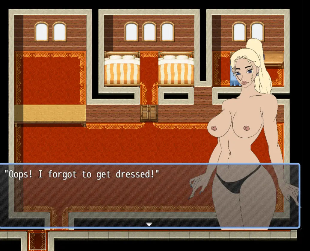 Dungeon Dating Sim gameplay screenshot 2 (RPGM adult game) by Sammi P – free download