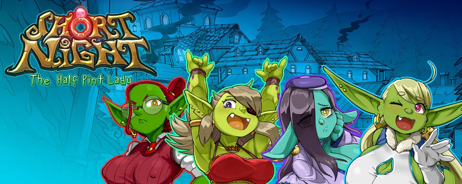 Short Night: The Half Pint Lady cover Alpha 3 – Godot adult game by Stack Studio free download