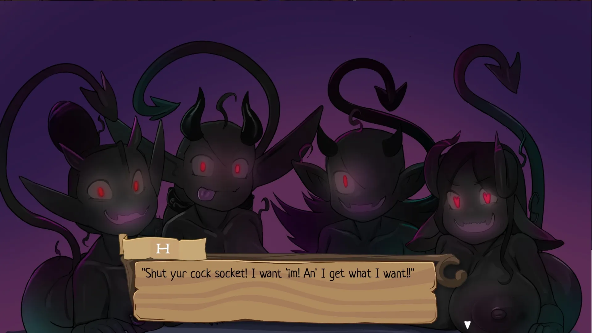 Short Night: The Half Pint Lady gameplay screenshot 2 (Godot adult game) by Stack Studio – free download