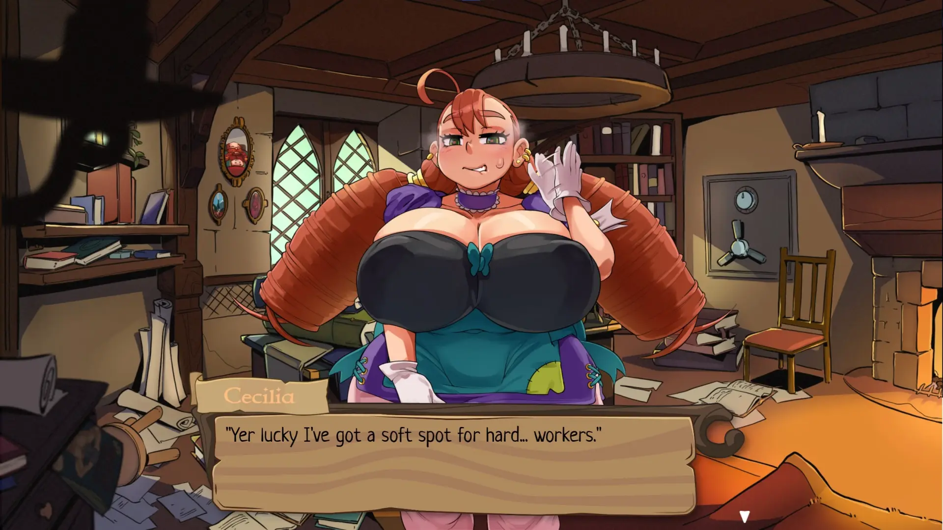 Short Night: The Half Pint Lady gameplay screenshot 4 (Godot adult game) by Stack Studio – free download