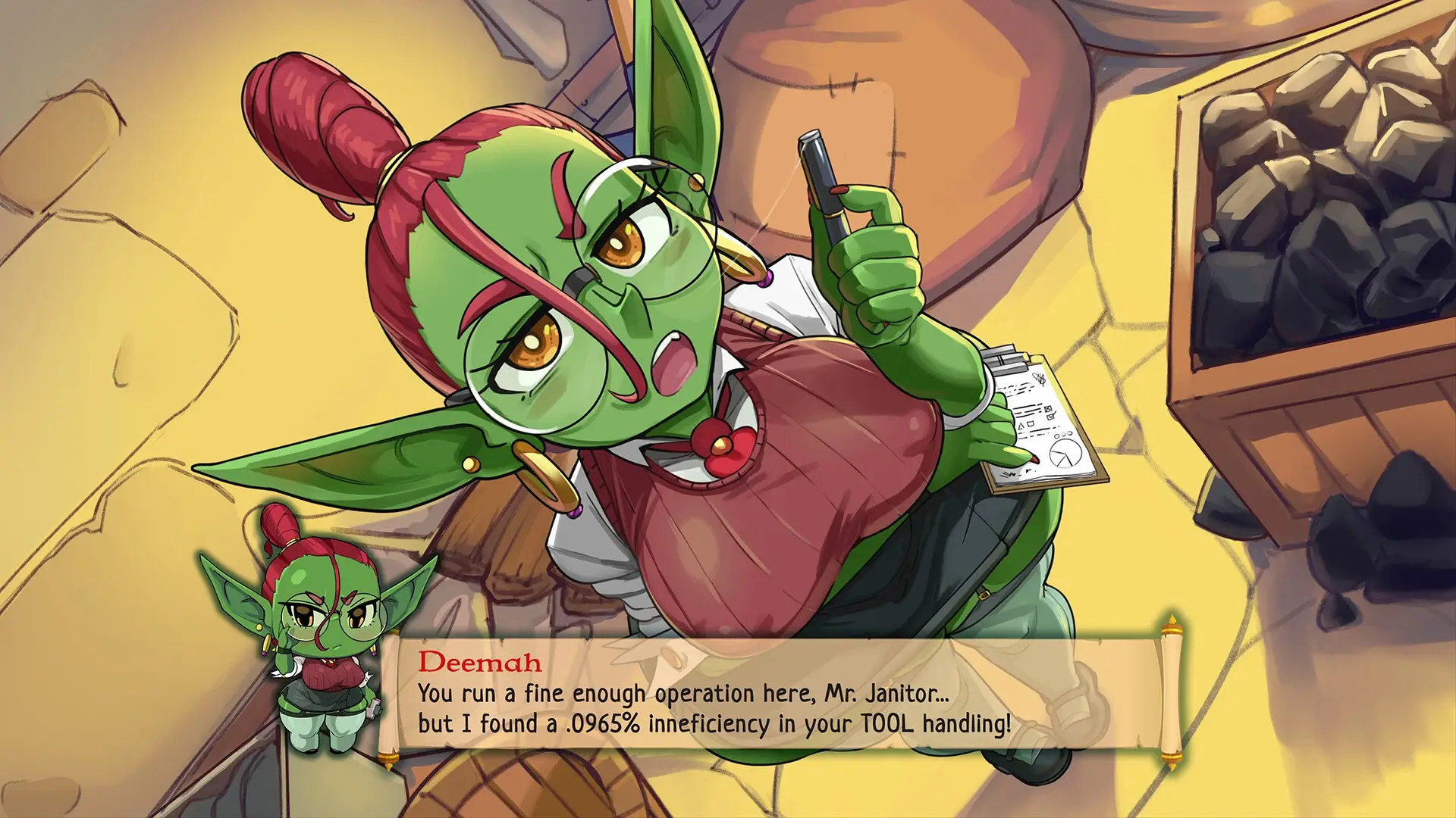 Short Night: The Half Pint Lady gameplay screenshot 3 (Godot adult game) by Stack Studio – free download