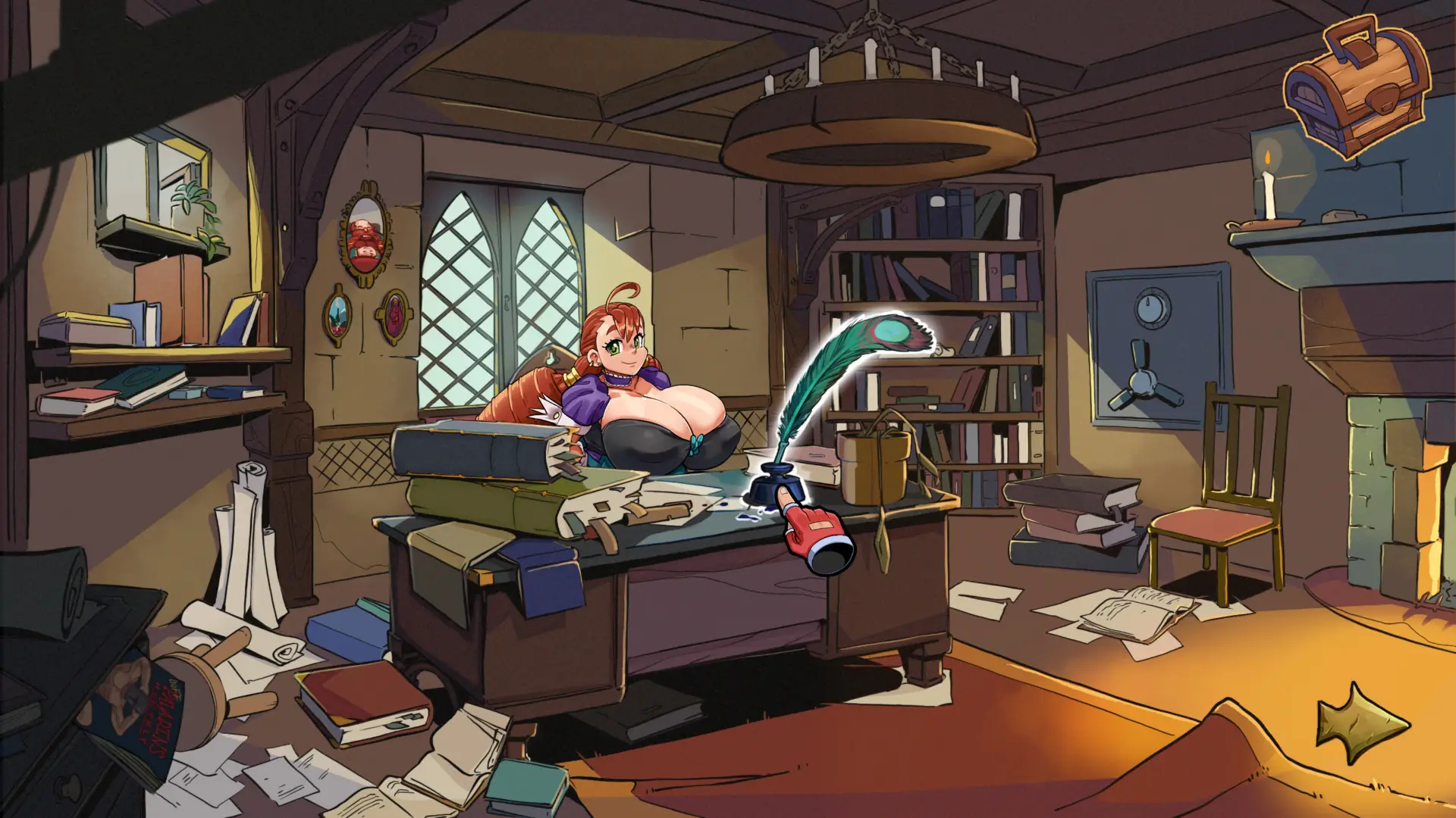 Short Night: The Half Pint Lady gameplay screenshot 10 (Godot adult game) by Stack Studio – free download