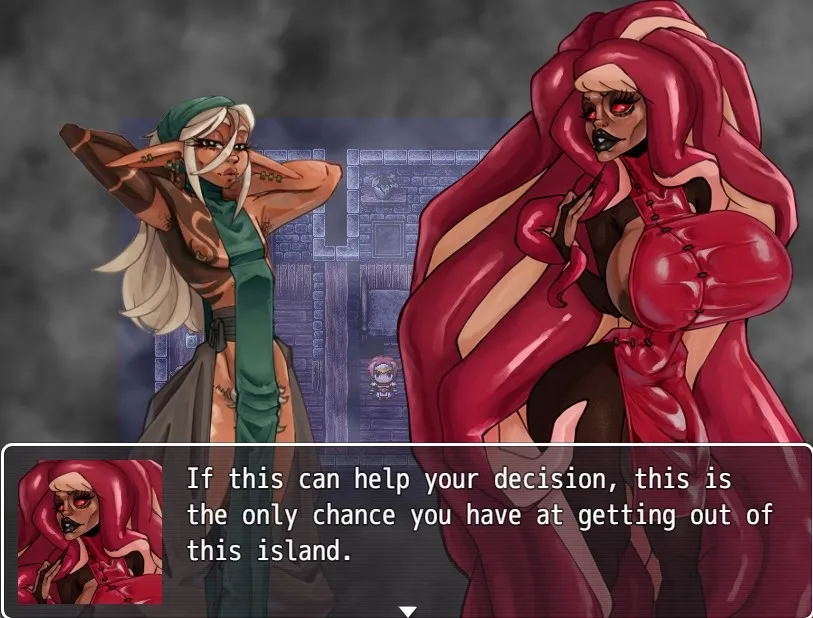 Island in Yellow gameplay screenshot 1 (RPGM adult game) by BleakHill – free download
