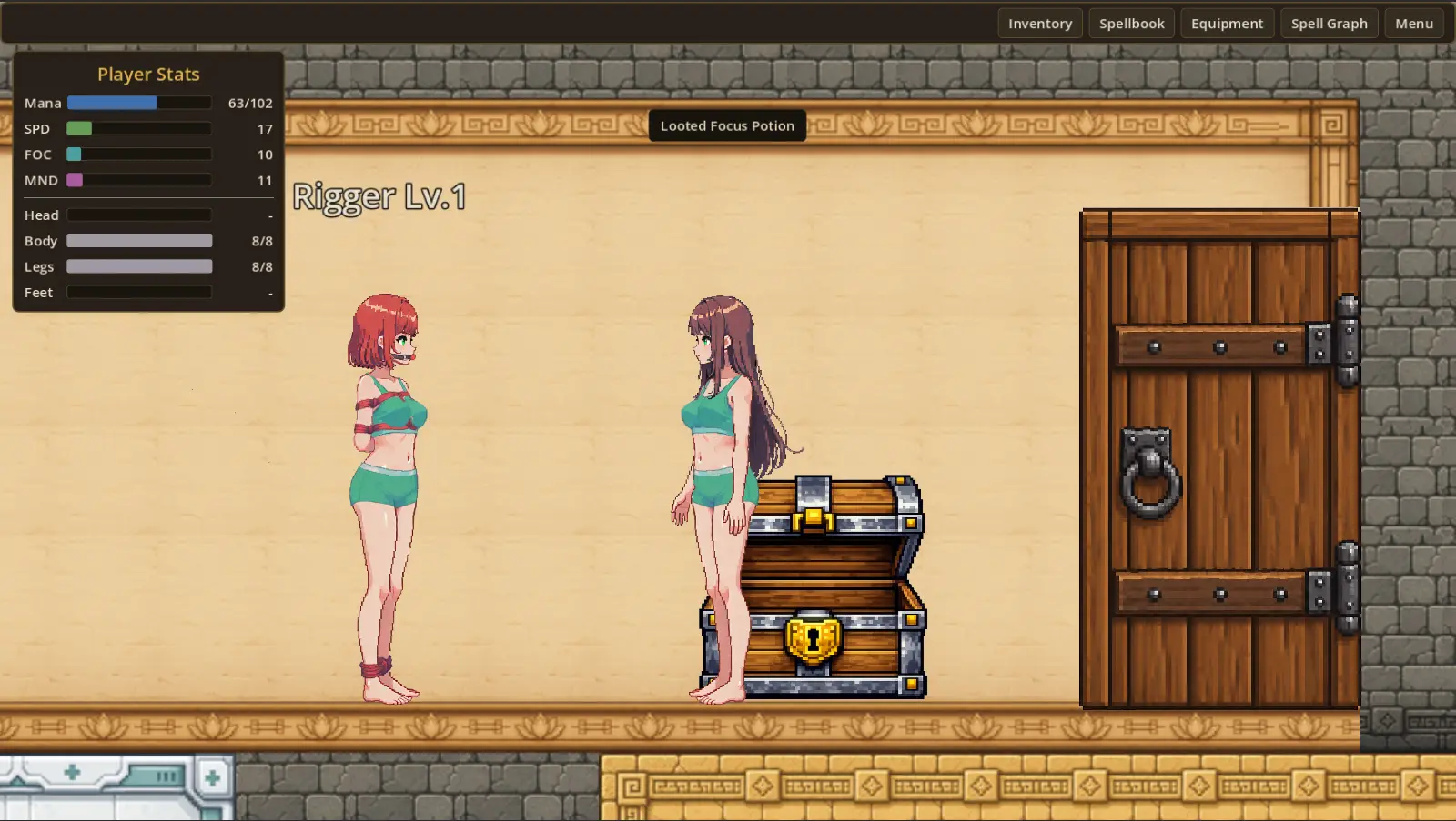 TunnelBound gameplay screenshot 3 (Godot adult game) by VeryWeirdDev – free download