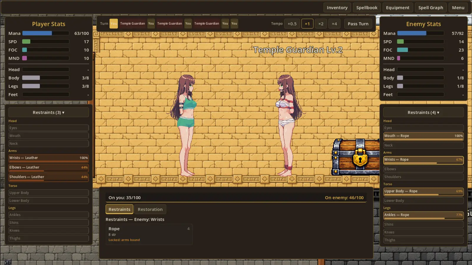 TunnelBound gameplay screenshot 4 (Godot adult game) by VeryWeirdDev – free download