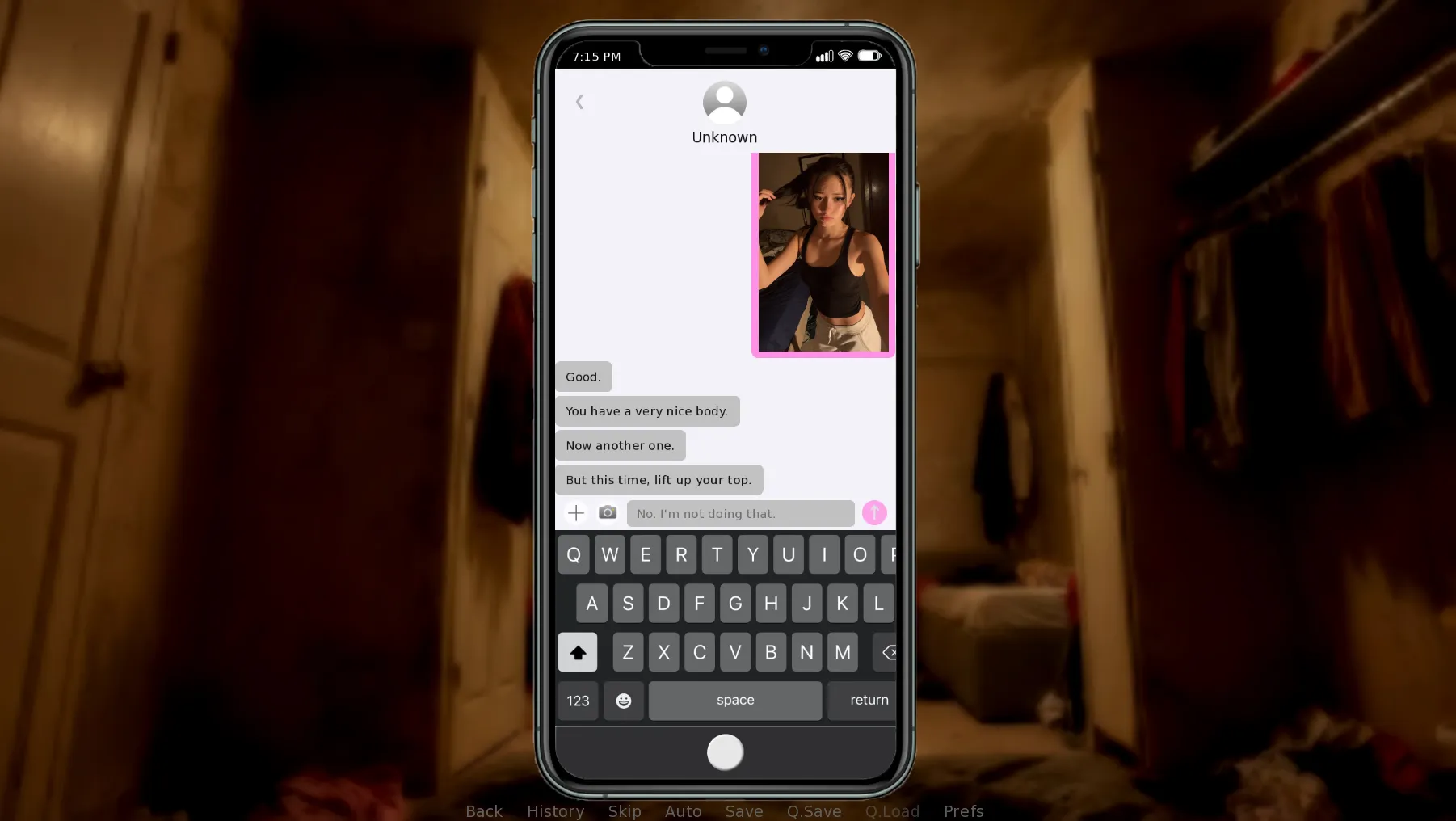 My Phone Is Corrupted gameplay screenshot 4 (Ren'Py adult game) by NetherEssence – free download
