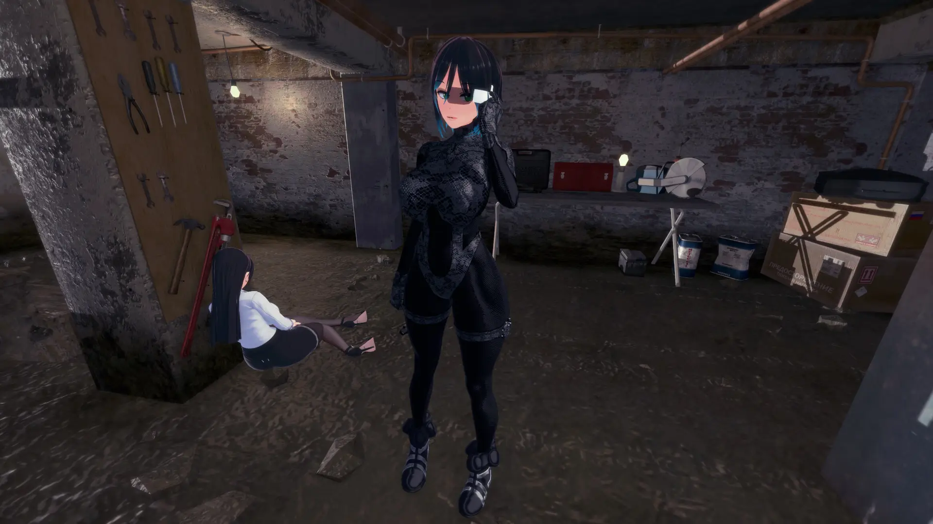 Midnight Blue gameplay screenshot 1 (Ren'Py adult game) by Jericho Studios – free download