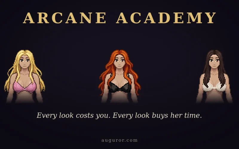 Arcane Academy cover 0.9.0 – Godot adult game by Auguror free download