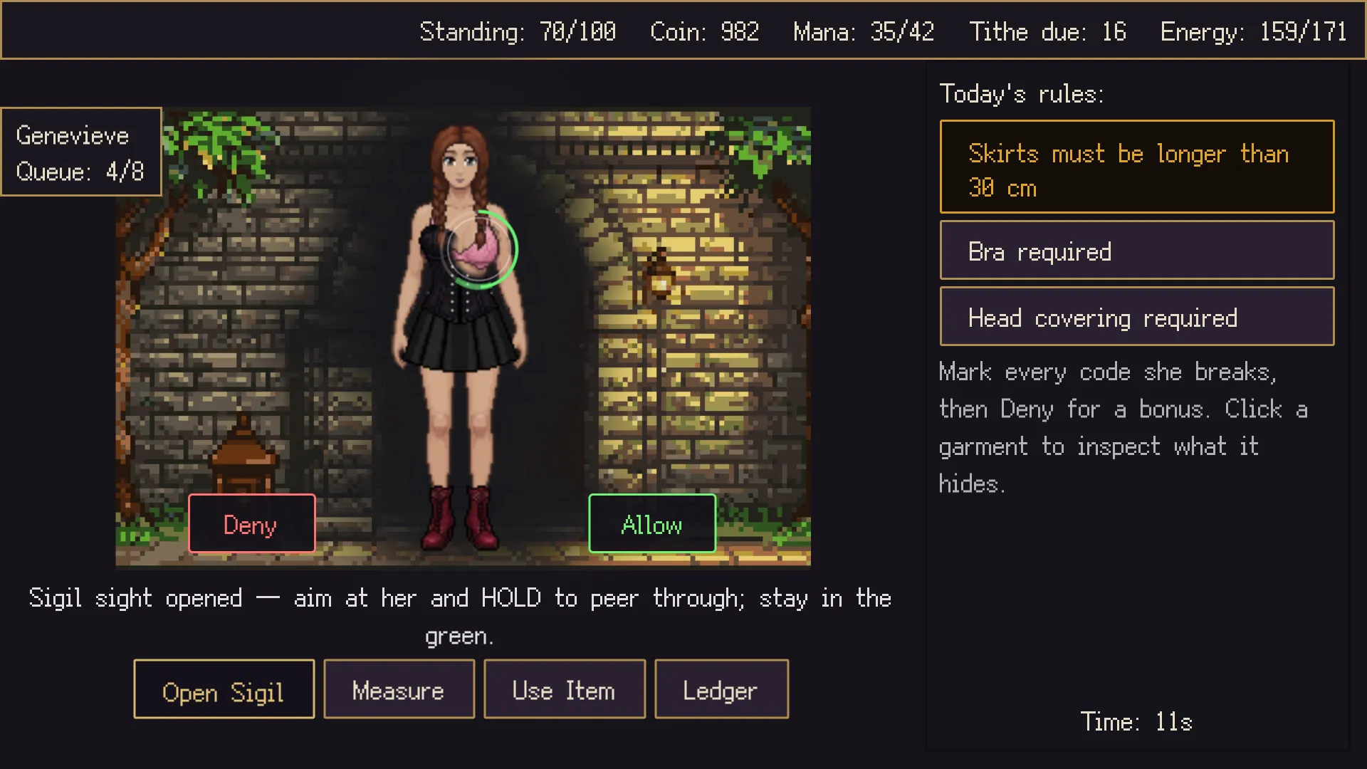 Arcane Academy gameplay screenshot 8 (Godot adult game) by Auguror – free download