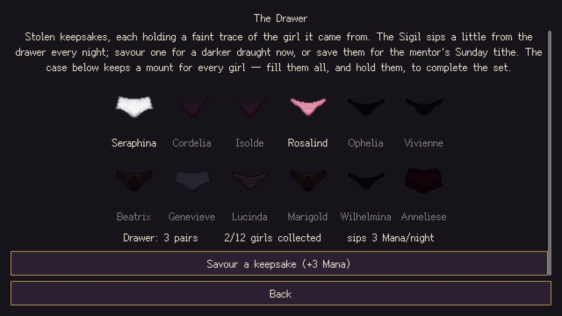 Arcane Academy gameplay screenshot 3 (Godot adult game) by Auguror – free download