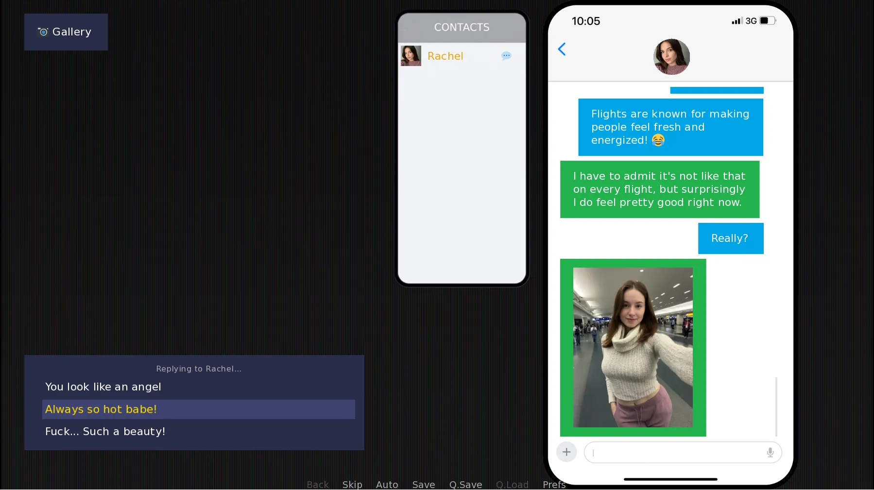 Wife on a Work Trip gameplay screenshot 1 (Ren'Py adult game) by DigitalArtNovel – free download