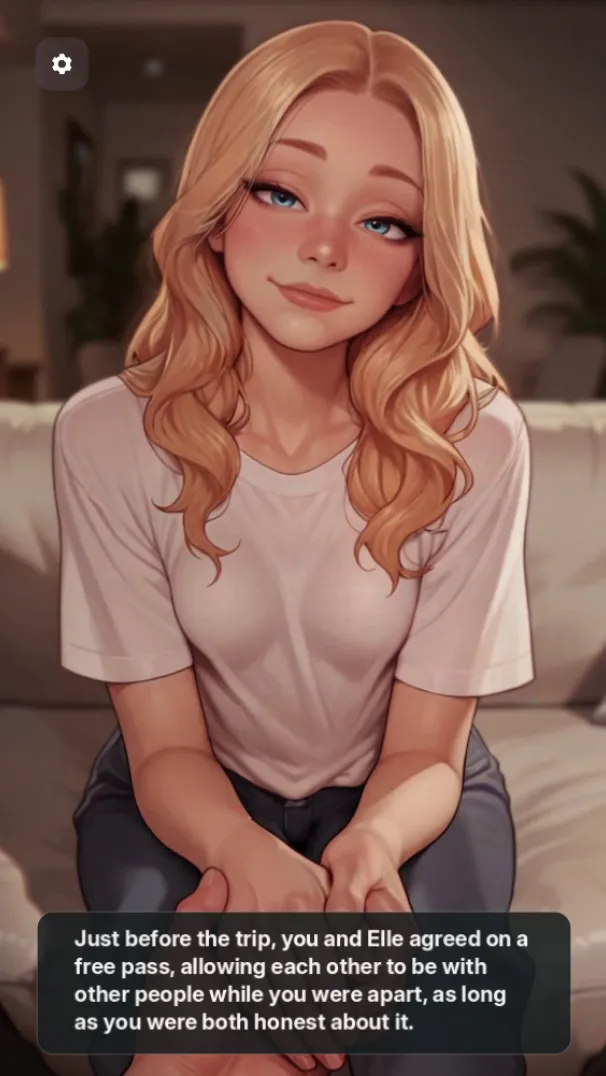 NTR Chat: My Girlfriend’s Travel gameplay screenshot 5 (Godot adult game) by KusoBin – free download