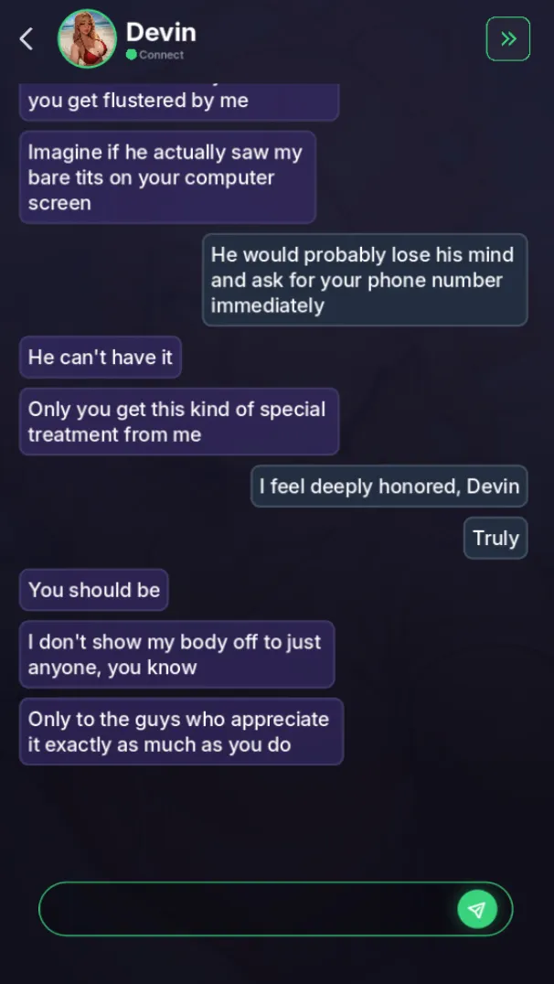 NTR Chat: My Girlfriend’s Travel gameplay screenshot 1 (Godot adult game) by KusoBin – free download