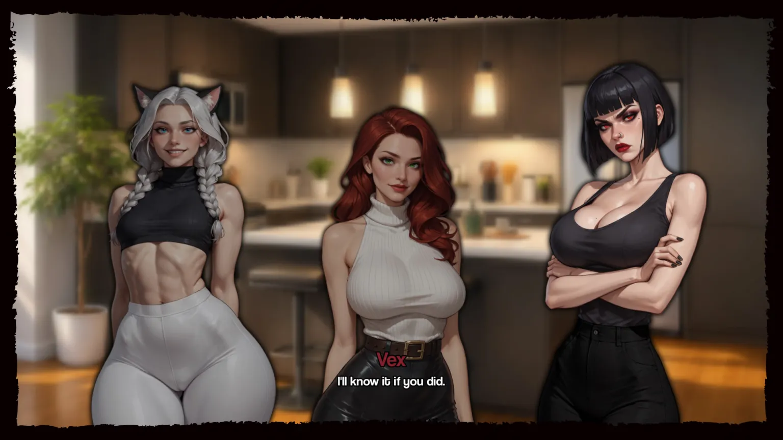 Bewitched gameplay screenshot 4 (Ren'Py adult game) by Exquisite Studios – free download