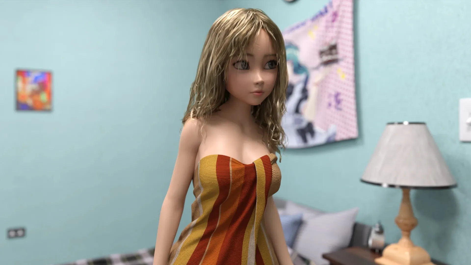 Spicy Waitress gameplay screenshot 3 (Ren'Py adult game) by Caizer Games – free download